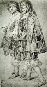 iki haberci by Anthony van Dyck