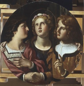 Aziz Aziz Cecilia Tiburtius ve Valerianus by Antiveduto Gramatica