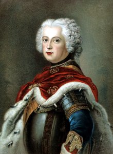 Prusya Kralı Büyük II. Friedrich by Antoine (after) Pesne