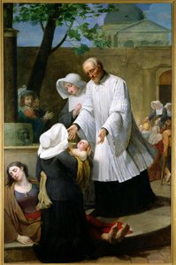 St. Vincent de Paul Vebalı Hastaya Yardım Eder