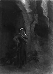 Nöbetçi, 186070. by Antoine Auguste Ernest Hebert