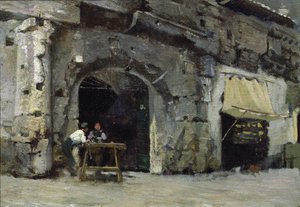 Roma, Karanlık Mağazalar by Antoine Auguste Ernest Herbert or Hebert