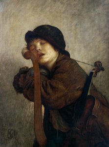 The Little Violinist Sleeping, 1883 