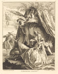 savaşçı sevgilisi by Antoine Aveline after Jean Mondon