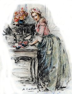 Charlotte portresi by Antoine Calbet
