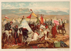 Battle of Isly, Morocco, 1844 (chromolitho)