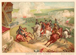 Valmy Savaşı, Fransa, 1792 (chromolitho) by Antoine Charles Horace Vernet