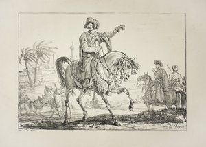 Baş Memlük, c.1817 by Antoine Charles Horace Vernet