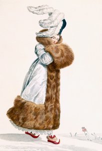 Buz Pateni Elbisesi, gravürlü Georges Jacques Gatin (1773-1831), c.1797 by Antoine Charles Horace Vernet