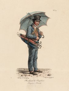 Şemsiye ve Şemsiye Satıcısı, Paris