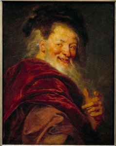 Demokritin Portresi (MÖ 460 - 370) Yunan filozofu. Antoine Coypel