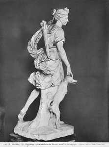 Marie-Adelaide de Savoie, Burgundy Düşesi, Avcı Diana olarak, 1709 (ayrıca bkz. 209277, 346030, 346032) (mermer)
