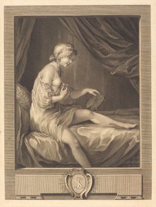 Gül goncası Karşılaştırması by Antoine Francois Dennel after Gabriel Jacques de Saint Aubin