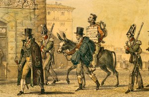 Sokaklarda eşek üzerinde gezdirilmeyi içeren ceza, Un Rome