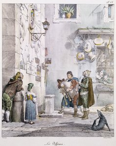 Pipers, Antoine-Jean-Baptiste Thomas (1791-1833) tarafından. 19. yüzyıl.