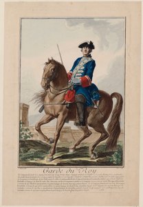 Kral Muhafızları Kralı, 1756. by Antoine Jean De Fehrt