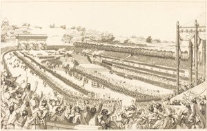 Federasyon Generale de Francais, 14 Temmuz 1790'da Champ de Mars'ta by Antoine Jean Duclos after Charles Monnet