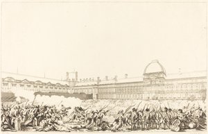 10 Ağustos 1792 Günü by Antoine Jean Duclos after Charles Monnet