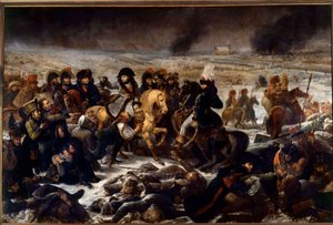 Prusya ve Polonya Seferi (1806-1807): “” Napolyon I (1769-1821) Eylau 9/02/1807 savaş alanında”” Antoine Jean Gros (1771-1835) 1808 Sun. 5,21x7,84 m by Antoine Jean Gros