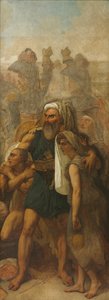 Mısırlı Aile ("Piramitlerin Savaşı" için taslak) by Antoine Jean Gros