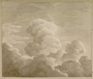 Bulutların İncelenmesi , 1815. by Antoine Laurent Castellan
