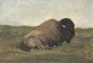 Yatarken Bizon, 1810-75. by Antoine Louis Barye
