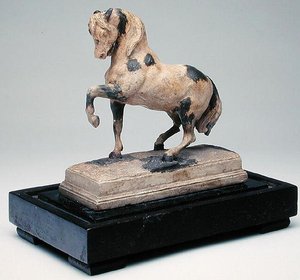 Türk Atı, c.1876 (ebonize ahşaptan mumlu sıva) (ayrıca bkz. 226321) by Antoine Louis Barye