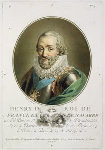 Ride tarafından oyulmuş Henri IV, Fransa Kralı ve Navarre (1553-1610) portresi