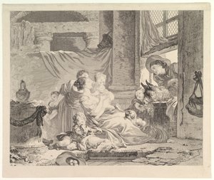Çiftçinin Ailesi.nd by Antoine Louis Romanet
