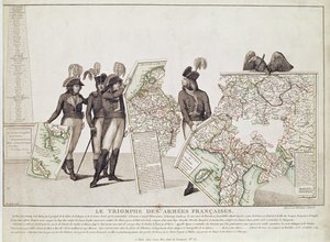 Fransız Ordularının Zaferi, Napolyon ve Loeben Barışı Zamanında Zaferlerinin Haritalarını Tutan Generalleri, 18 Nisan 1797, c.1797
