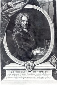 Friedrich Hoffmann, F.G Wolffgang tarafından oyulmuş, 1735 by Antoine Pesne