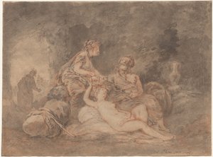 Lût ve Kızları by Antoine Pesne