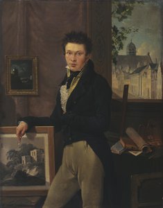 Otoportre (panel üzerine yağlı boya) by Antoine Pierre Steyaert
