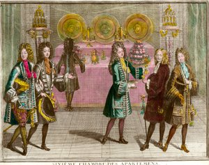 Büfe, Louis XIV (1638-1715) ailesinin dairelerinin altıncı yatak odasında, Versay