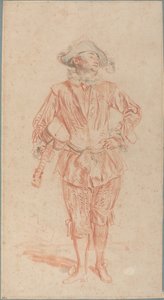 Mezzetin by Antoine Watteau