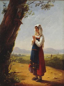 Roma kırsalında köylü