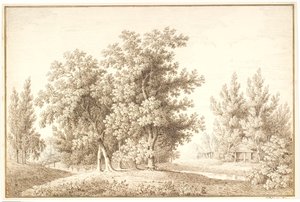 Akarsuları ve küçük kulübesi olan park