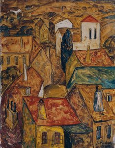 şehir manzarası by Anton Emanuel Peschka