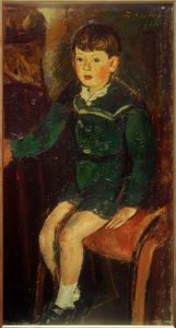 Oğlu Peter (oturmuş)
