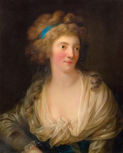 Prusya 1767-1820 Prensesi Frederica Charlotte, York ve Albany Düşesi. by Anton Graff