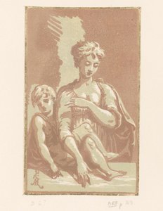 İsa Çocuk ile Meryem by Anton Maria I Zanetti