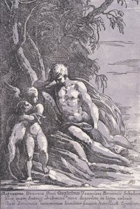 Çölde Aziz John, 1725. by Anton Maria Zanetti