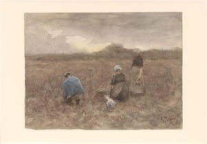 patates hasat makineleri by Anton Mauve