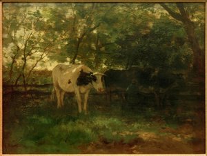 sağım zamanı by Anton Mauve