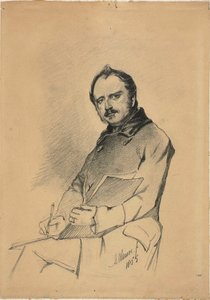 Yazan Bir Adamın Portresi by Anton Mauve