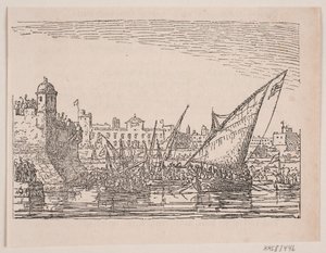 Akdeniz limanı by Anton Melbye