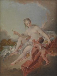 Venüs ve Aşk Tanrısı by Anton Muller