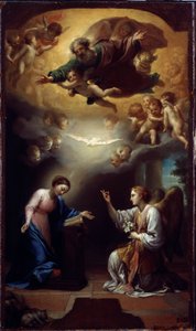 Müjde, c.1767 (tuval üzerine yağlı boya) by Anton Raphael Mengs