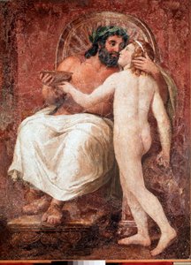 Jüpiter ve Ganymede Zeus sevgilisi Ganymede
