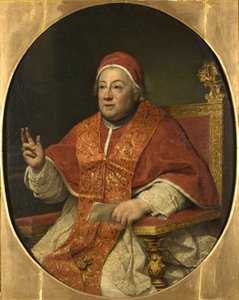 Le pape Clement XIII - Mengs, Anton Raphael (1728-1779) tarafından Papa Clement XIII (1693-1769) portresi. Tuval üzerine yağlıboya. Ebat : 114x95 cm. Ulusal Müze Stockholm by Anton Raphael Mengs